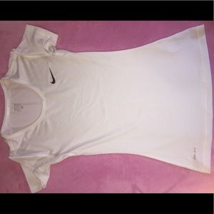 Nike Pro white shirt
